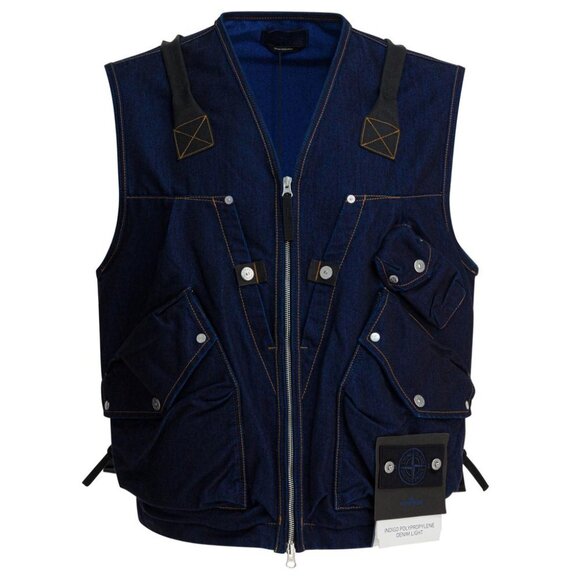 Stone Island Sleeveless Utility Jacket Tag Size M Men